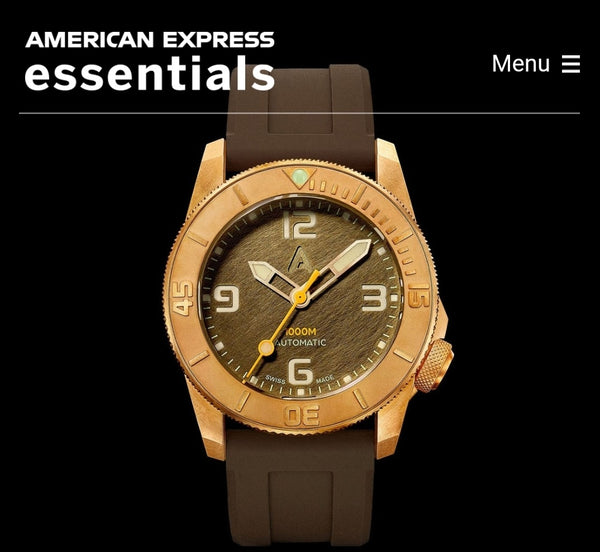 Thank you Amex Essentials U.S.A. for introducing Andersmann Bronze as “Top 30 Watches to Collect Under US$5000.”
