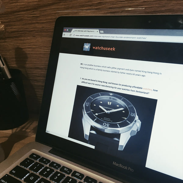 AN INTERVIEW WITH RAYMOND CHAN, FOUNDER, ANDERSMANN WATCHES