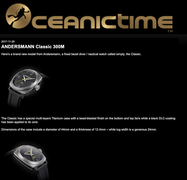 THANK YOU OCEANICTIME FOR REVIEWING CLASSIC 300M