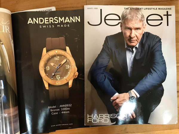 Thank you Jetset Magazine - Issue 2. 2020 introducing Andersmann Bronze 1000m Model: ANN0932