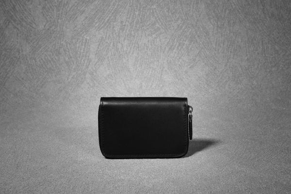 ALG-301 SMALL LEATHER POUCH WITH CARD COMPARTMENT